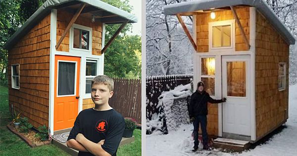 13-Year-Old Built An Amazing Tiny House For $1,500