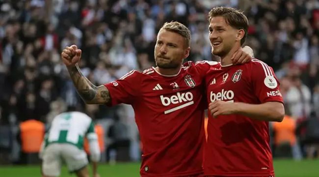 Ciro Immobile ve Rafa Silva Yine Sahne Aldı: Beşiktaş Konyaspor'u Geçti