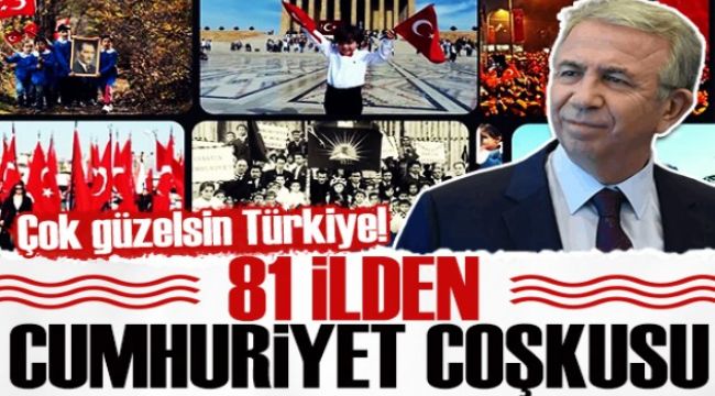 Cumhuriyet'in 101. Yılına Coşkulu Kutlama: 