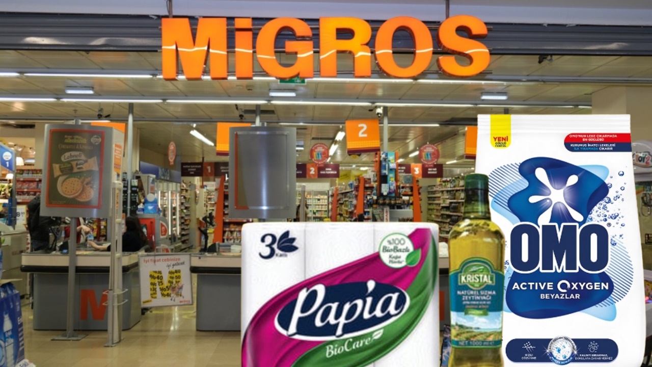 Migros’tan Büyük Seç Al İndirimi! Zeytinyağı, Toz Deterjan ve Tuvalet Kağıdında Kaçırılmayacak Fırsatlar