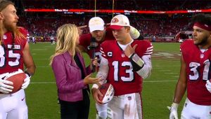 Nick Bosa Makes a Bold Statement with MAGA Hat During Postgame Interview