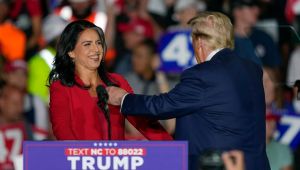 Tulsi Gabbard Joins the Republican Party at Trump Rally in North Carolina