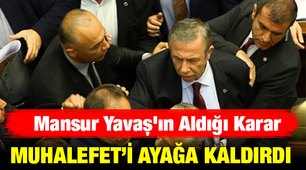 Mansur Yavaş'ın aldığı karar muhalefeti ayağa kaldırdı