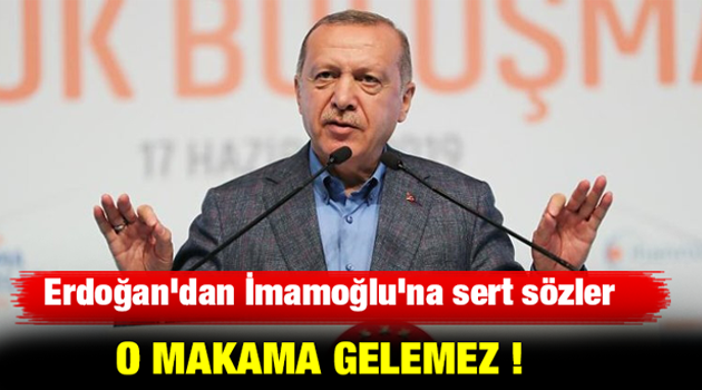 Erdoğan'dan İmamoğlu'na sert sözler!